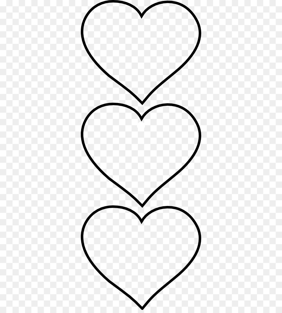 Black and white Heart Pattern - Free Heart Border png download - 390*990 - Free Transparent  png Download.