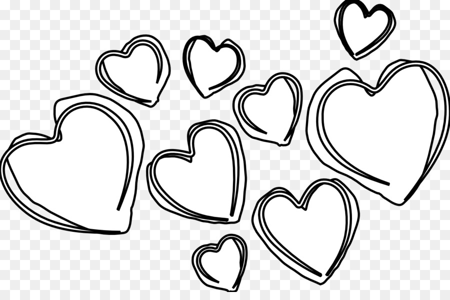 Heart Black and white Clip art - Hearts Black And White png download - 1331*864 - Free Transparent  png Download.