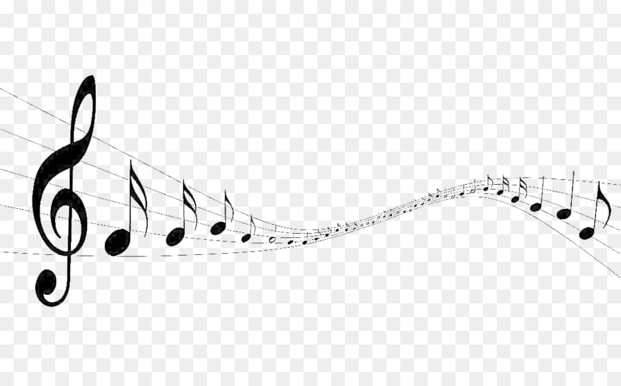 Musical note Black and white Wallpaper - Liner notes png download - 1024*625 - Free Transparent  png Download.
