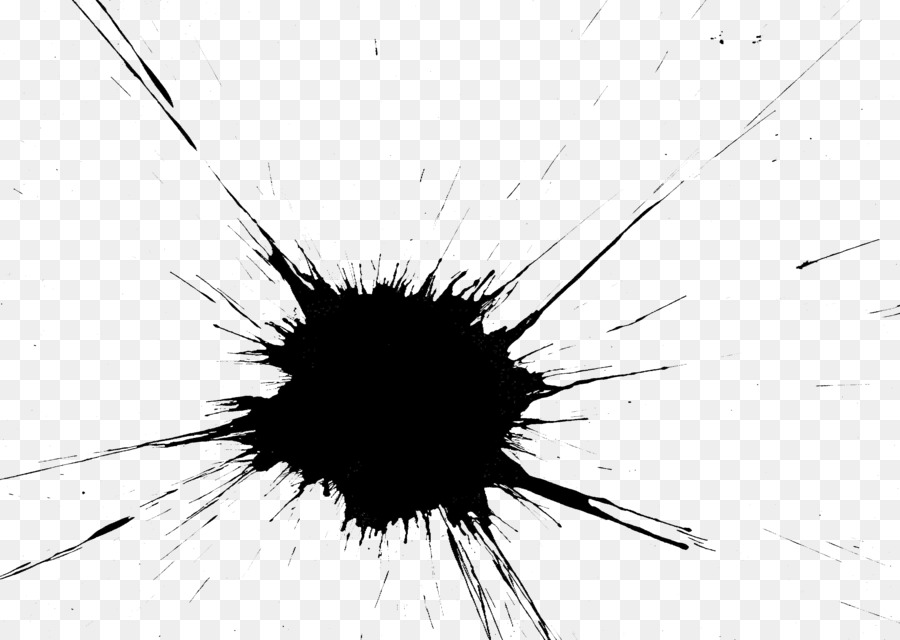 Black and white Microsoft Paint - splatter png download - 3421*2432 - Free Transparent  png Download.