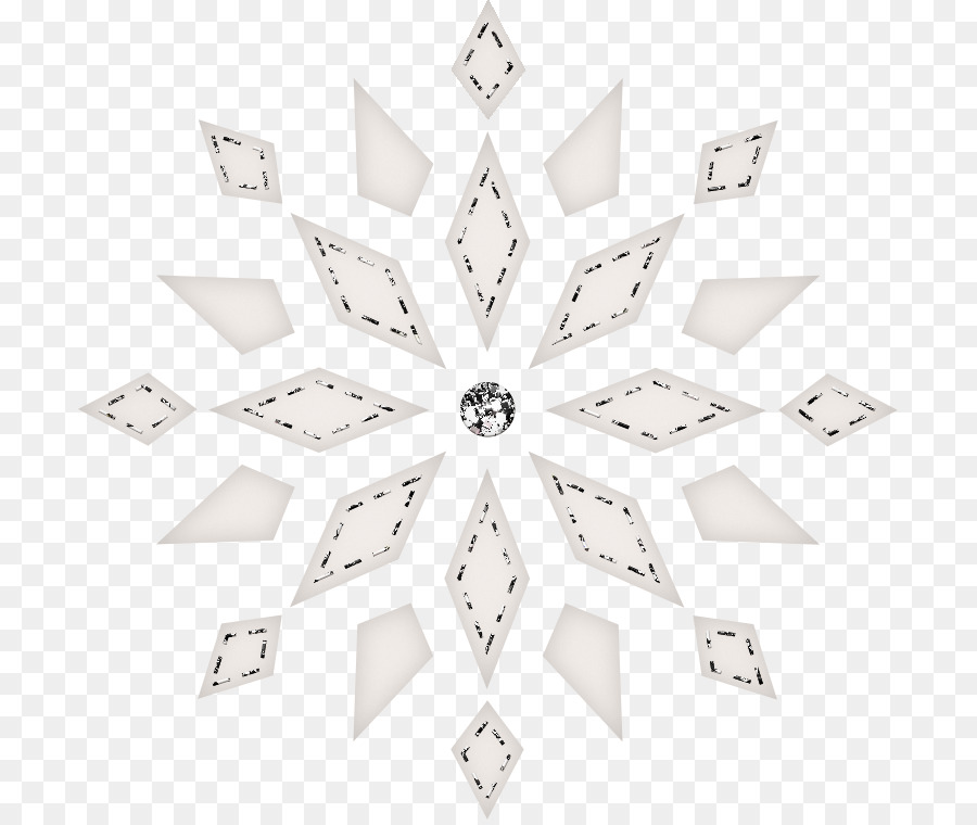 White Snowflake - Shiny white snowflake png download - 755*755 - Free Transparent White png Download.