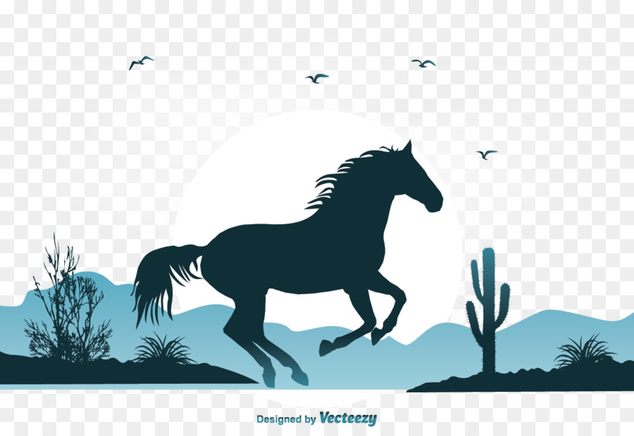 Mustang Pony Wild horse Illustration - Cactus horse png download - 1096*752 - Free Transparent Mustang png Download.
