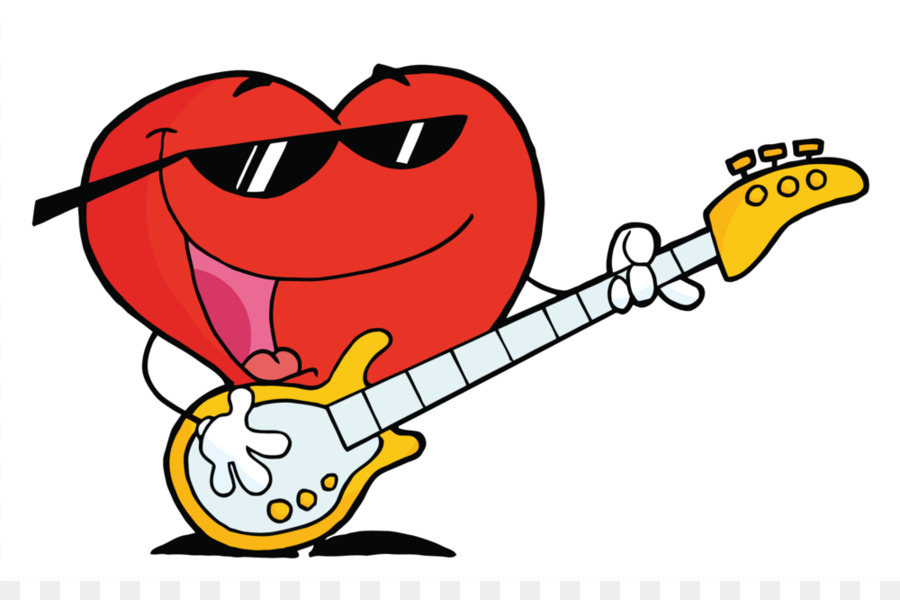Guitarist Royalty-free Heart - Wild Thing Cliparts png download - 1000*645 - Free Transparent  png Download.