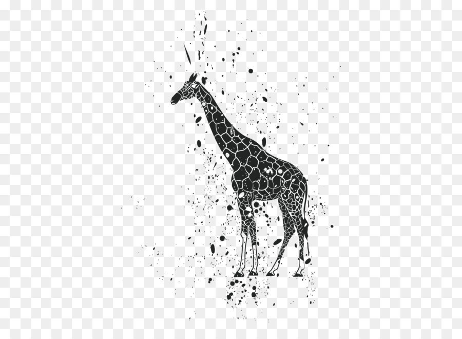 Lion Giraffe Ink Clip art - Animal print png download - 1000*1000 - Free Transparent Giraffe ai,png Download.