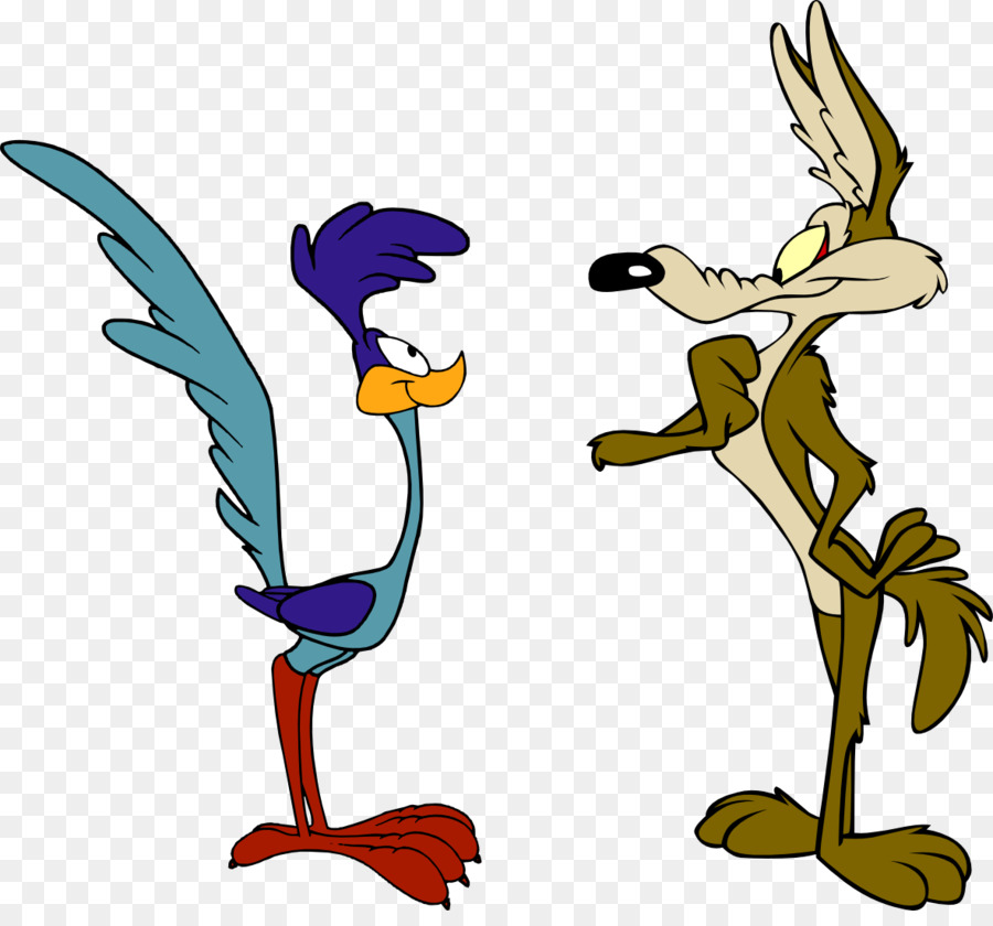Wile E. Coyote and the Road Runner Looney Tunes Cartoon - runner png download - 1182*1085 - Free Transparent Coyote png Download.