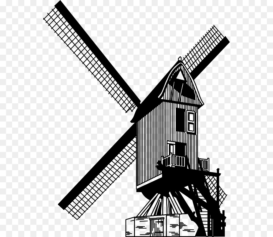 Windmill Watermill Clip art - Windmill silhouette png download - 616*780 - Free Transparent Windmill png Download.