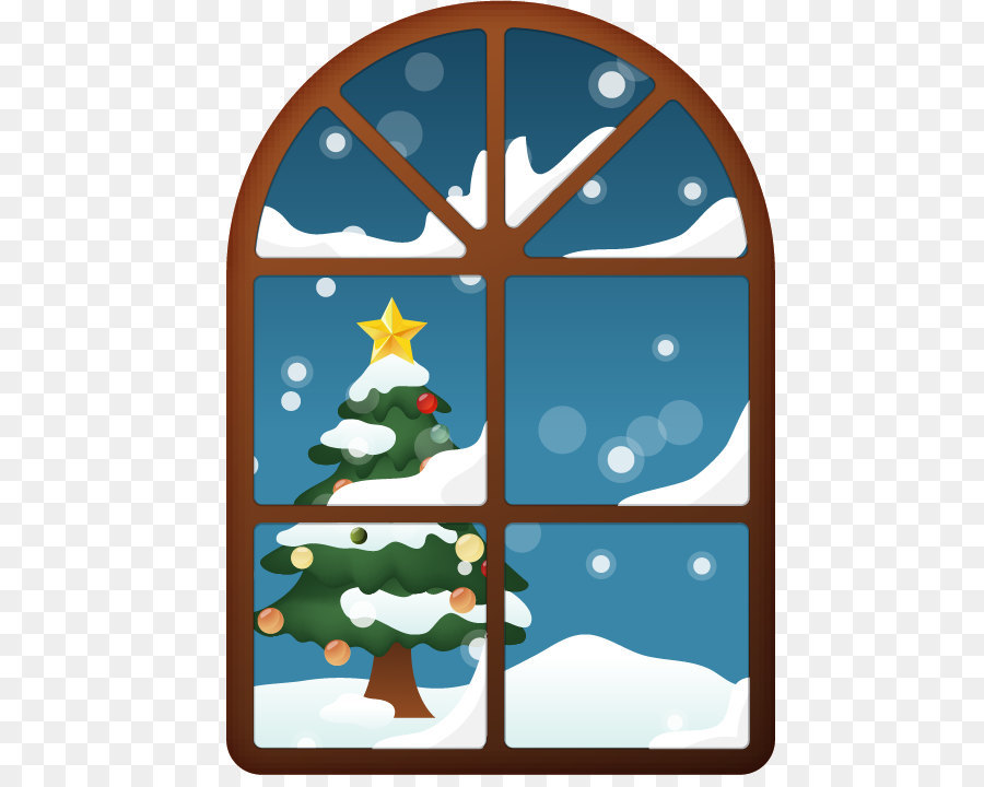 Christmas tree Computer file - Window vector material Christmas tree png png download - 518*709 - Free Transparent  Window ai,png Download.