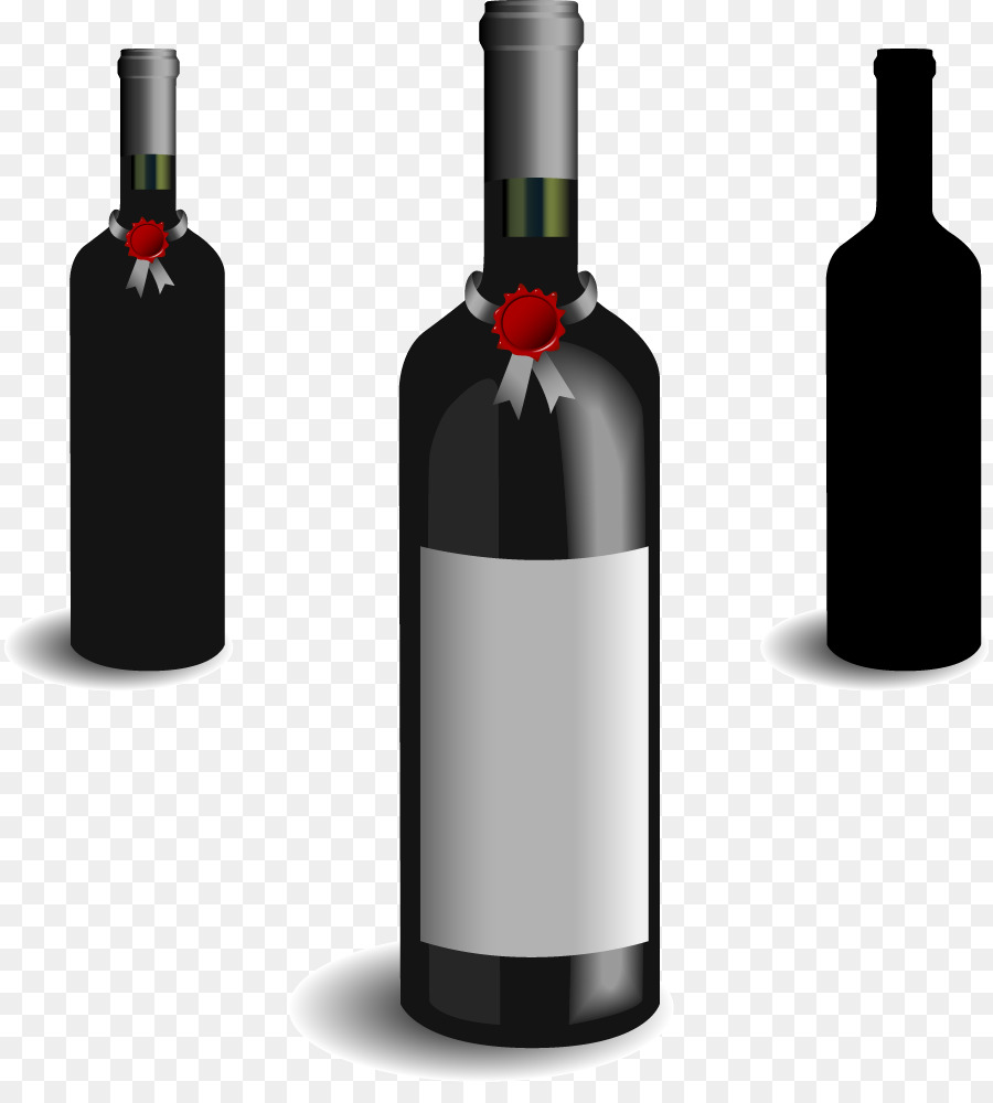 Red Wine Butylka Bottle - Vector wine bottles png download - 892*981 - Free Transparent Red Wine png Download.