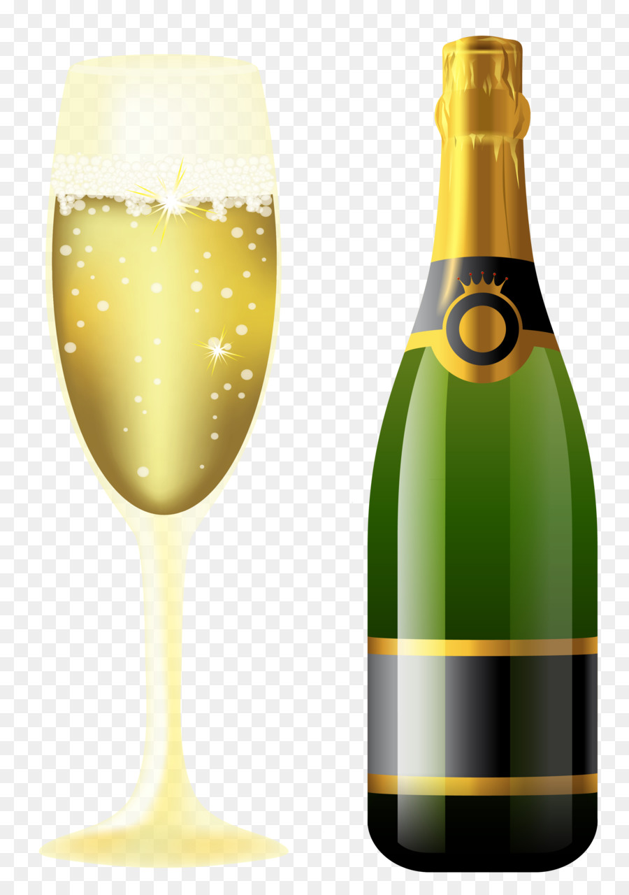 Champagne Beer Chardonnay Sparkling wine - Transparent Wine Cliparts png download - 2928*4129 - Free Transparent Champagne png Download.