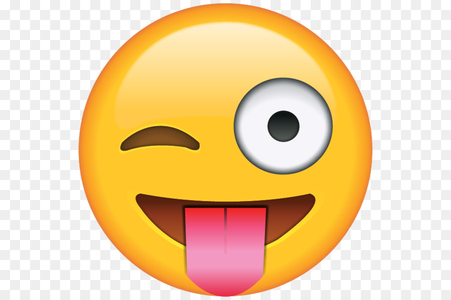 Emoji Emoticon Wink Tongue Smiley - playful png download - 600*600 - Free Transparent Emoji png Download.