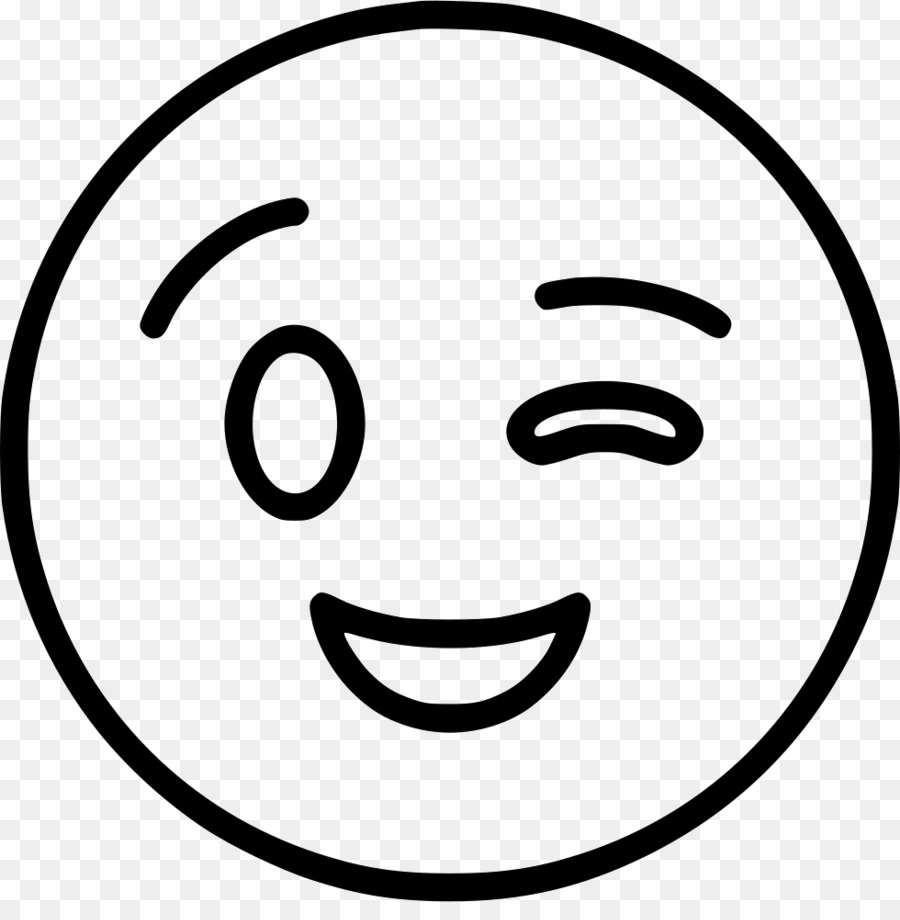 Smiley Wink Emoji Emoticon Drawing - smiley png download - 980*982 - Free Transparent Smiley png Download.