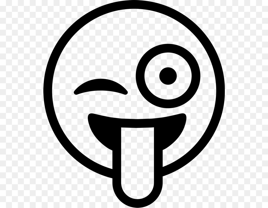 Emoji Wink Emoticon Clip art - Emoji png download - 610*700 - Free Transparent Emoji png Download.