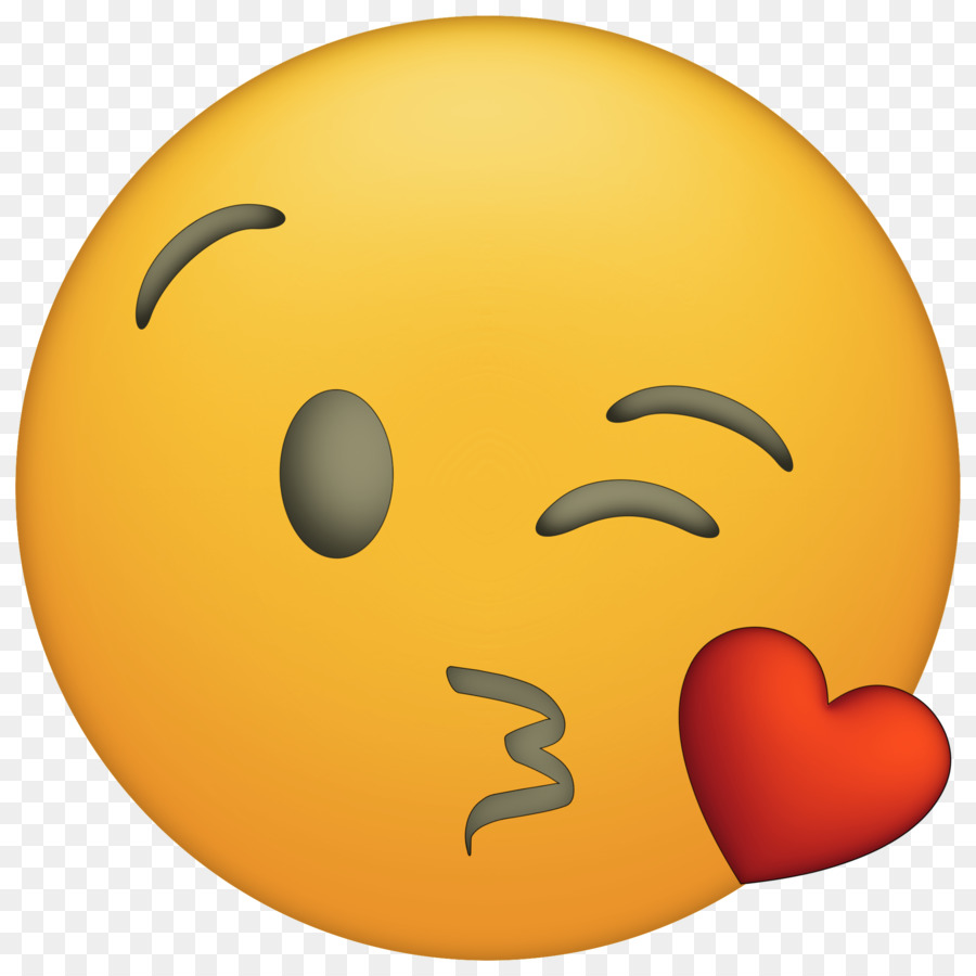 Emoji Wink Emoticon Smiley - Emoji png download - 2083*2083 - Free Transparent Emoji png Download.