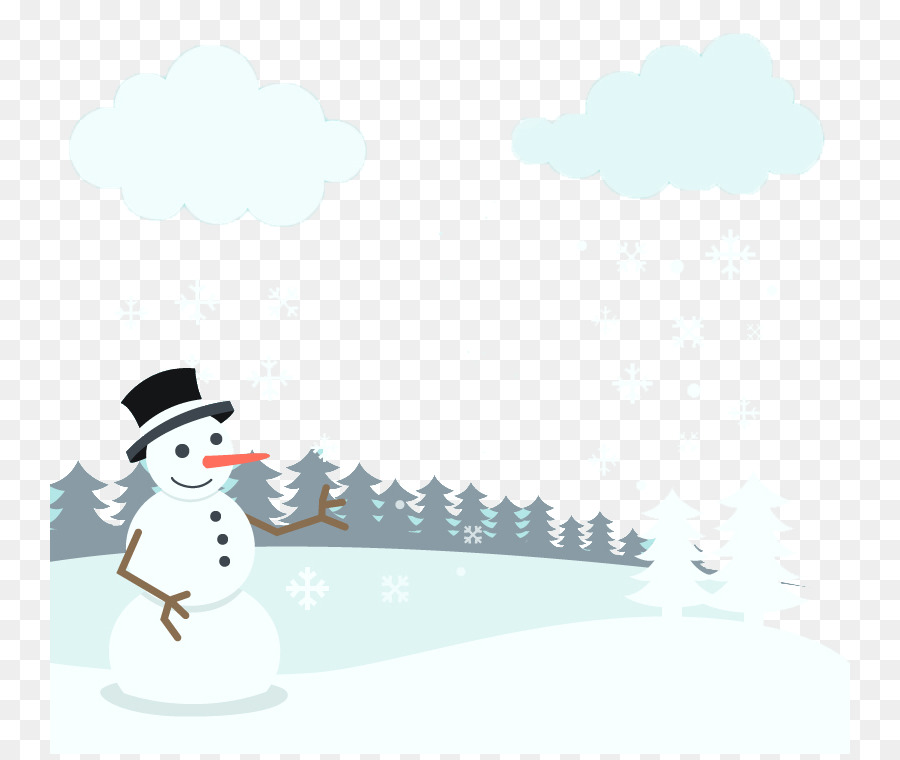 Snowman Winter Landscape - Snowy white Christmas snowman vector material png download - 800*754 - Free Transparent Snowman png Download.