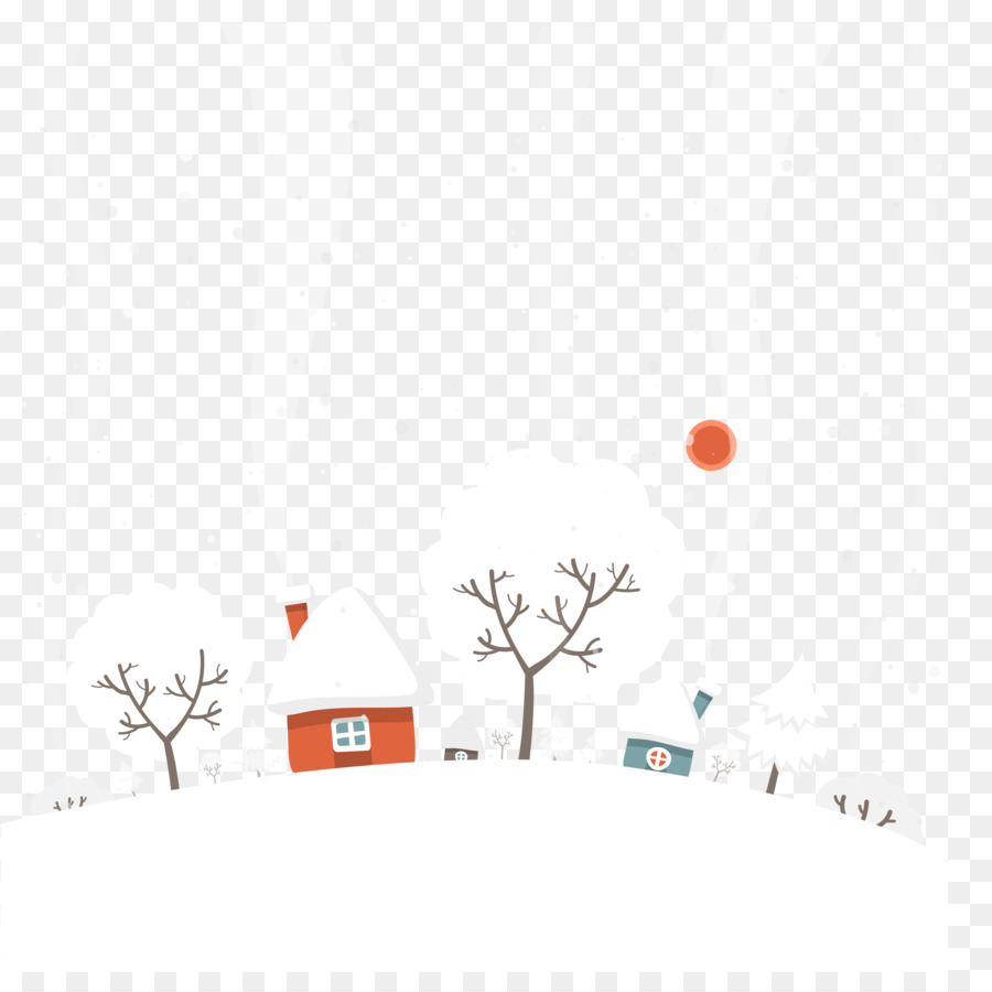 Winter Snow Euclidean vector - Snowy winter png download - 2899*2840 - Free Transparent Winter png Download.