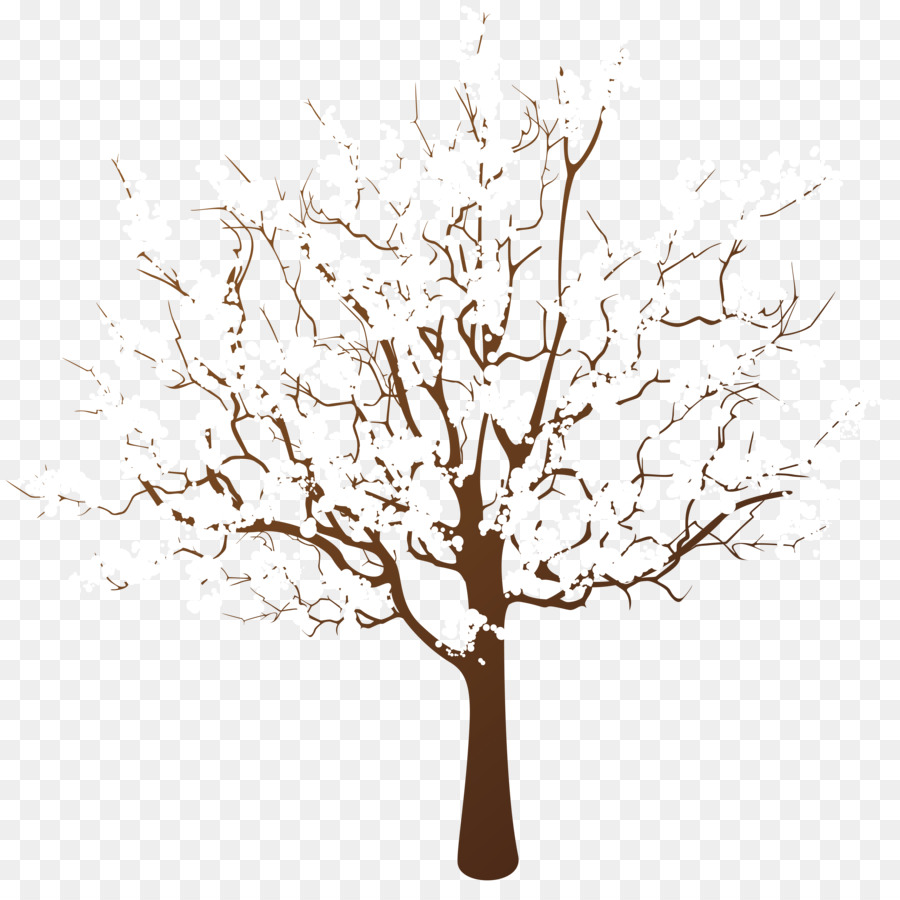 Tree Winter Branch Clip art - tree png download - 8000*7878 - Free Transparent Tree png Download.