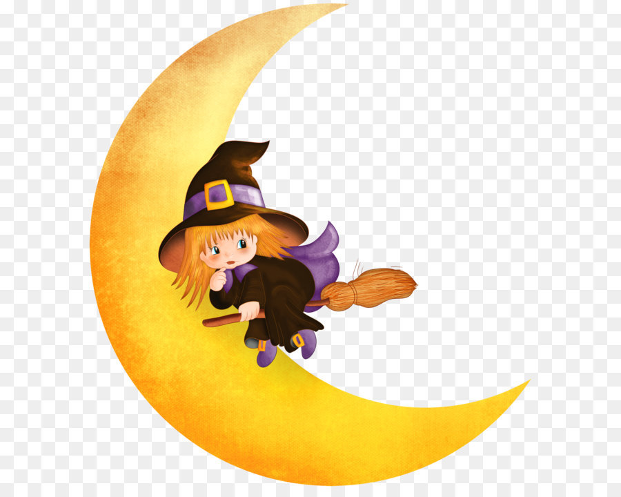 Halloween Witch Moon Clip art - Halloween Witch on the Moon PNG Clipart png download - 2400*2617 - Free Transparent Halloween  png Download.