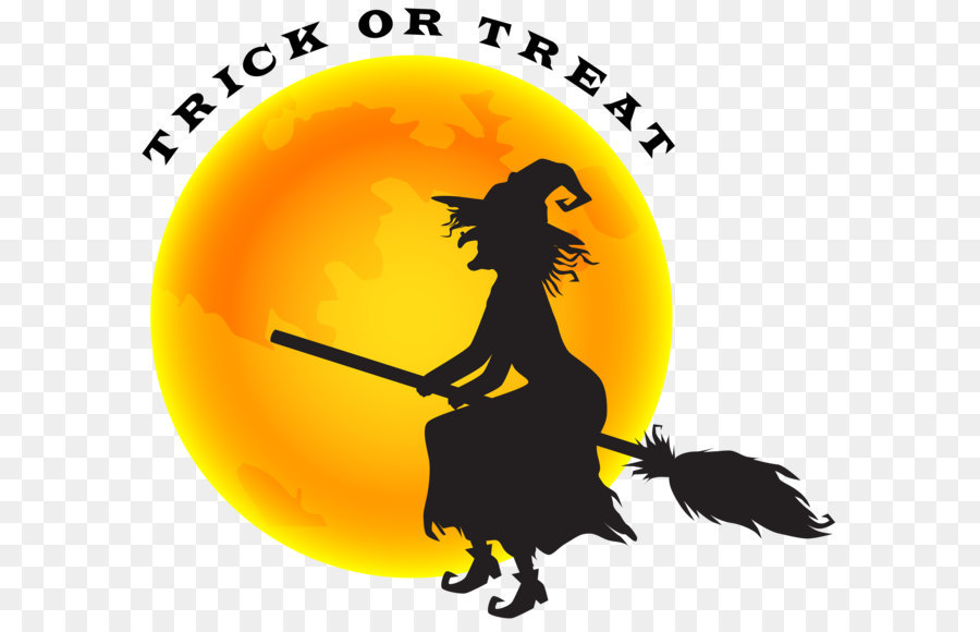 Witchcraft Halloween Witch-hunt - Halloween Witch and Moon PNG Clip Art Image png download - 8000*7083 - Free Transparent Witchcraft png Download.