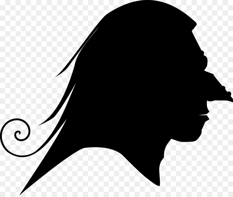 Silhouette Witchcraft Clip art - Profile png download - 2400*2008 - Free Transparent Silhouette png Download.