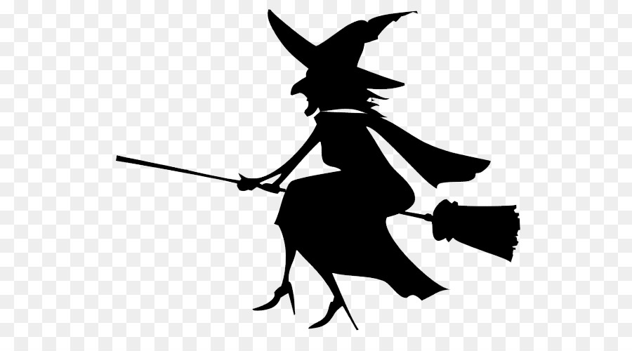 Witchcraft Black and white Halloween Clip art - Witch PNG Pic png download - 600*488 - Free Transparent Witchcraft png Download.