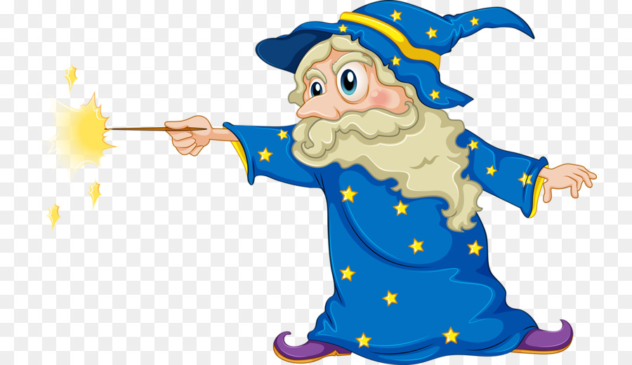 Wand Magician Illustration - Blue wizard png download - 800*520 - Free Transparent Wand png Download.