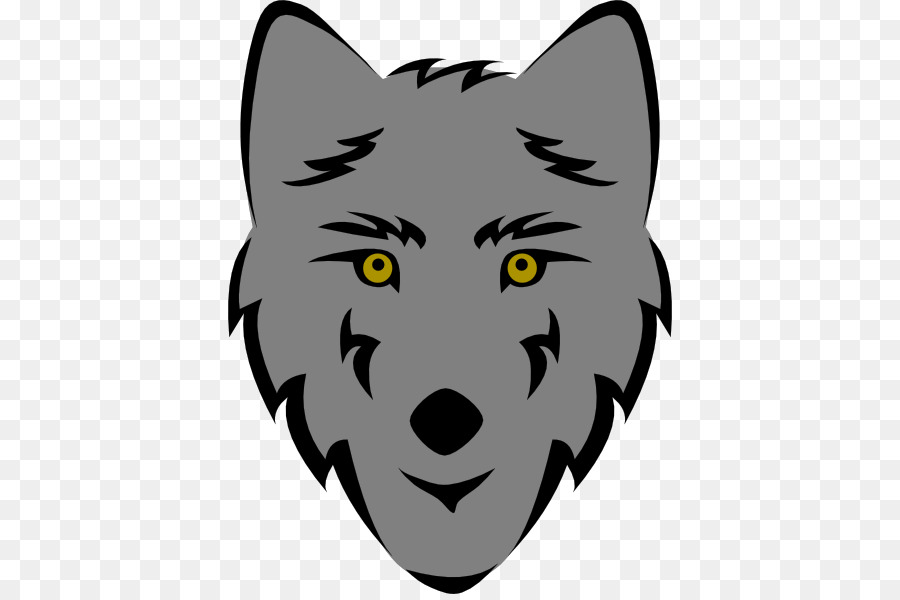 Gray wolf Free content Clip art - Cartoon Wolf Clipart png download - 444*594 - Free Transparent Gray Wolf png Download.