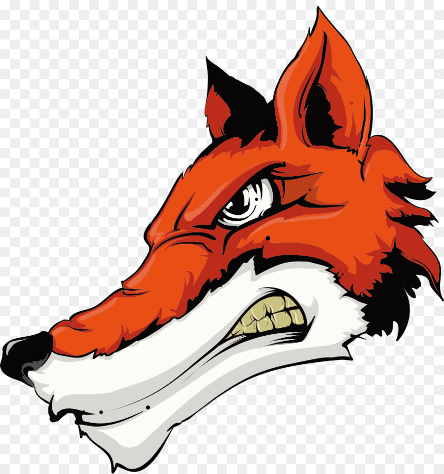 Dog Cartoon Fox Illustration - Vector wolf head png download - 916*976 - Free Transparent Dog png Download.