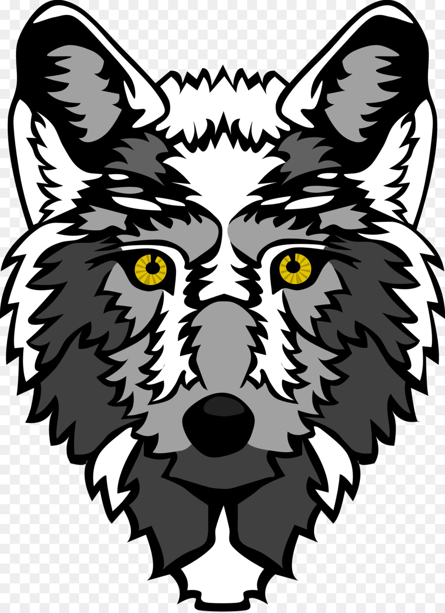 Drawing Scalable Vector Graphics Clip art - Wolf Vector Art png download - 1979*2719 - Free Transparent Drawing png Download.
