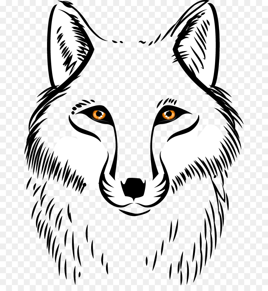 Gray wolf Clip art - Vector wolf png download - 736*961 - Free Transparent Gray Wolf png Download.