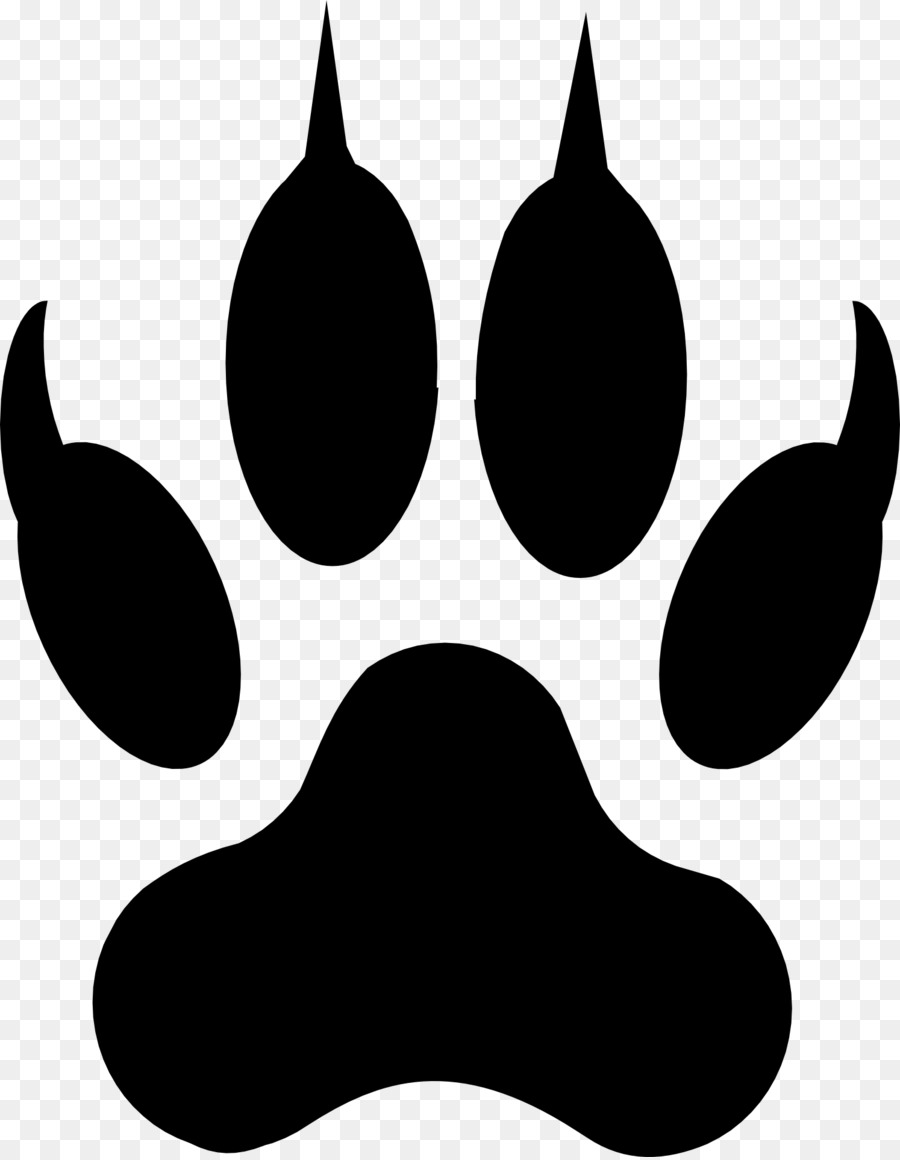 Free Wolf Paw Print Silhouette, Download Free Wolf Paw Print Silhouette ...