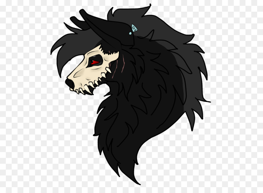 Werewolf Skull Drawings
