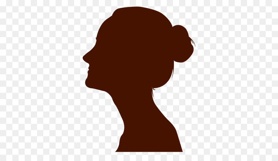 Woman's Profile Silhouette