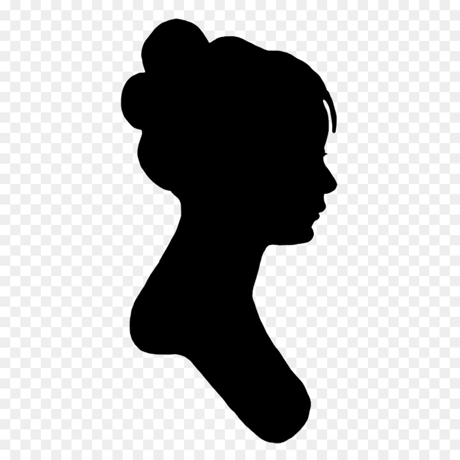 Woman's Profile Silhouette