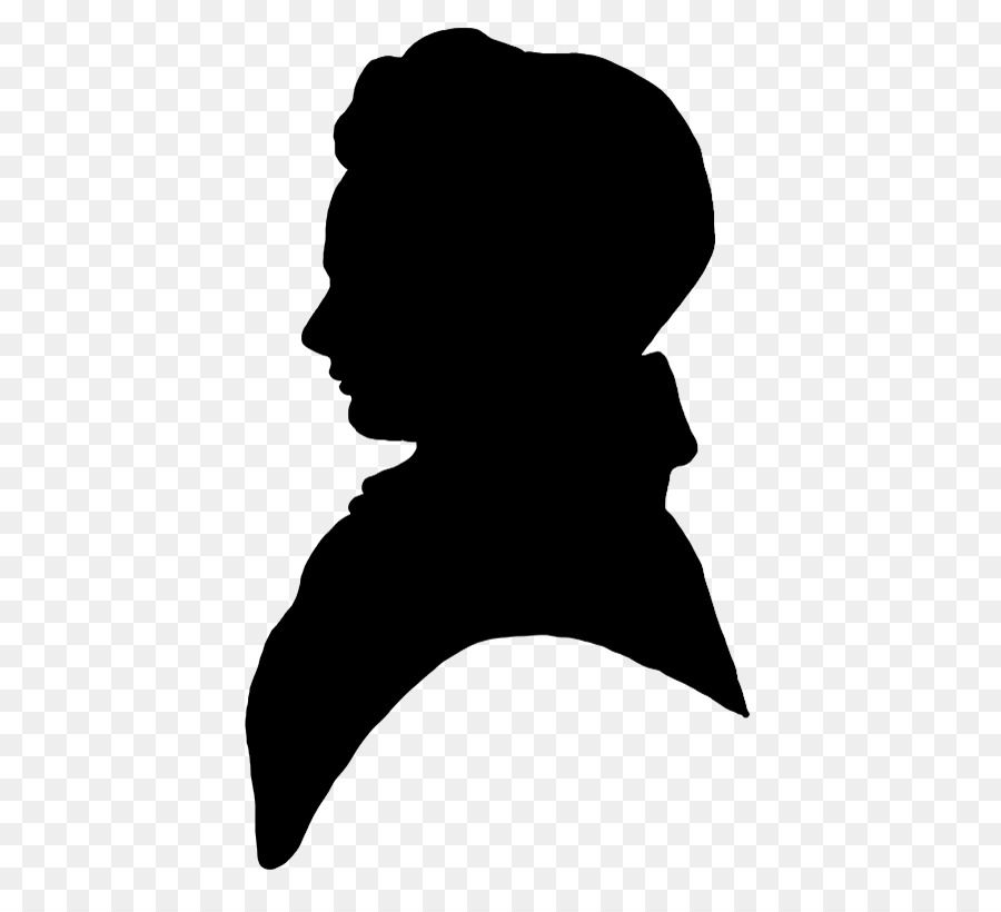 Woman's Profile Silhouette