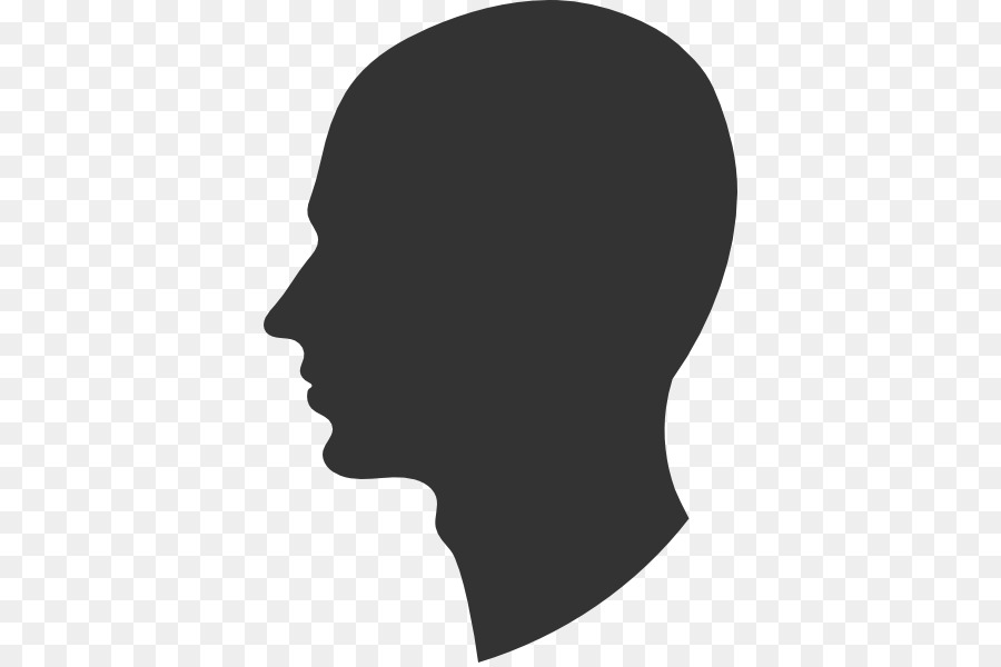 Woman's Profile Silhouette