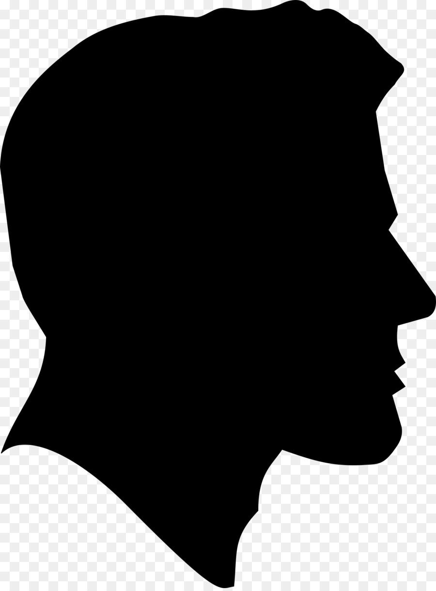 Woman's Profile Silhouette