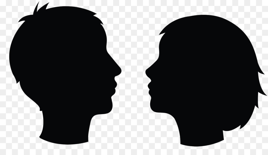 Woman's Profile Silhouette