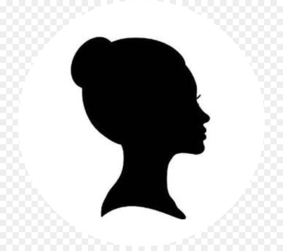 Woman's Profile Silhouette