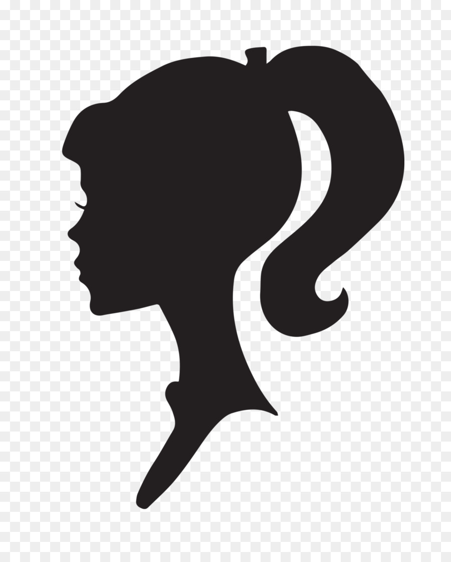 Woman's Profile Silhouette