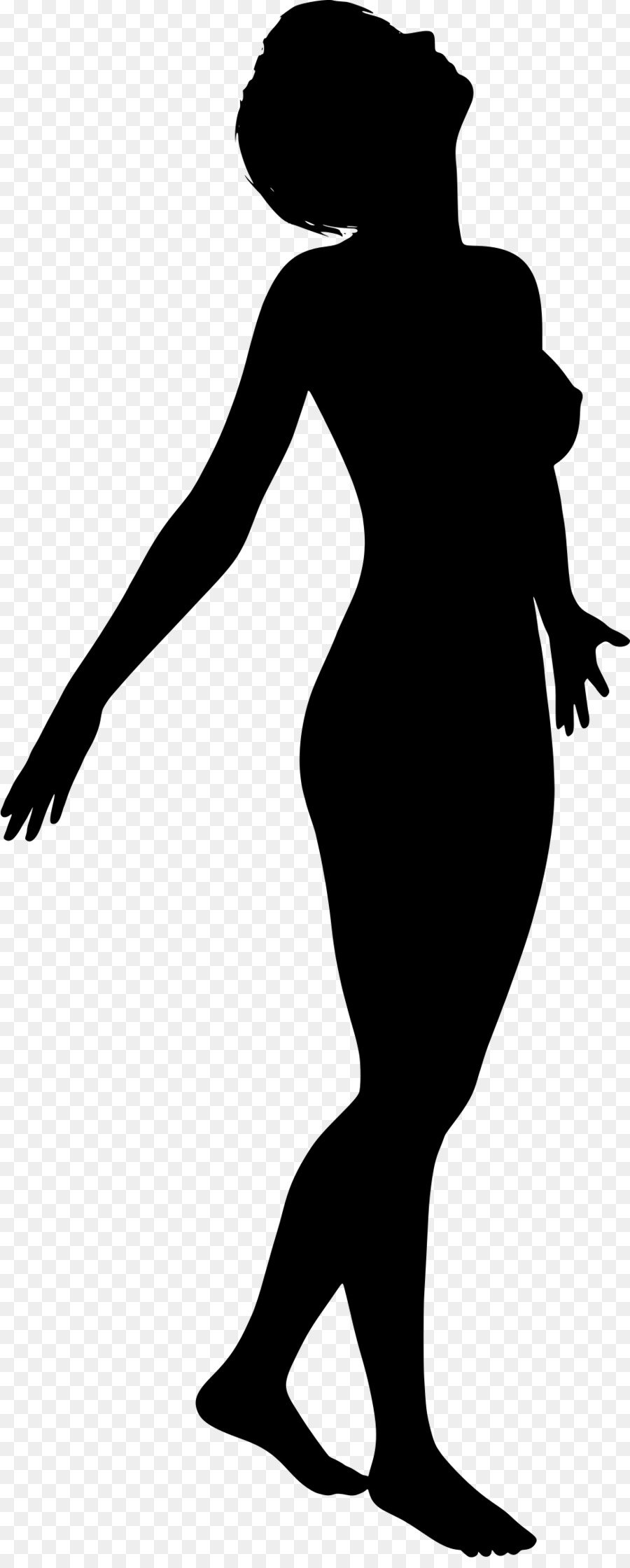 Silhouette Woman Cartoon Clip art - Silhouette png download - 800*416 ...