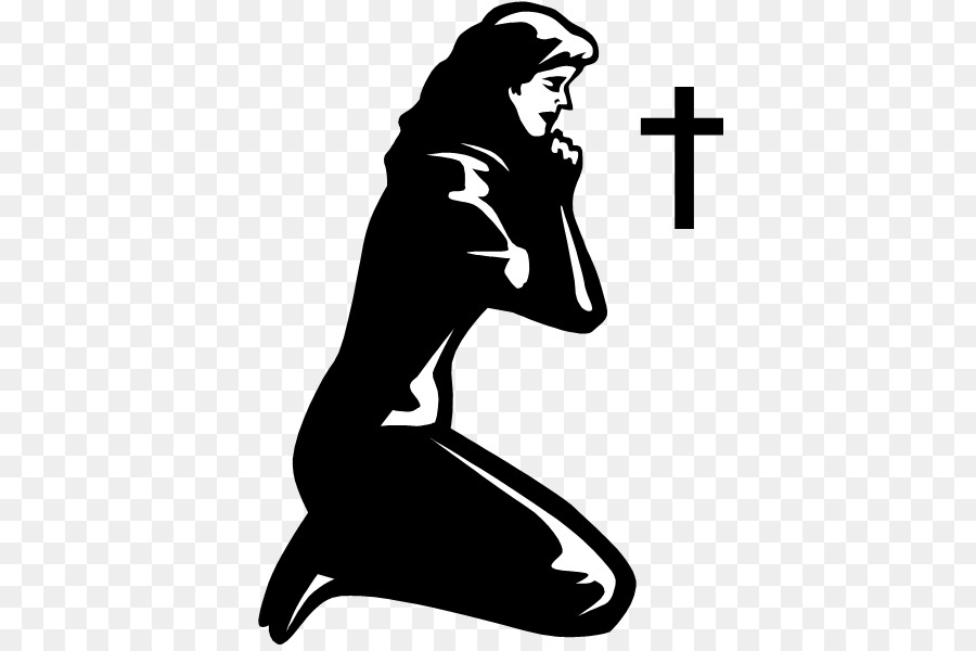 Praying Hands Prayer Woman Clip art - Guilt Cliparts png download - 434*596 - Free Transparent  png Download.