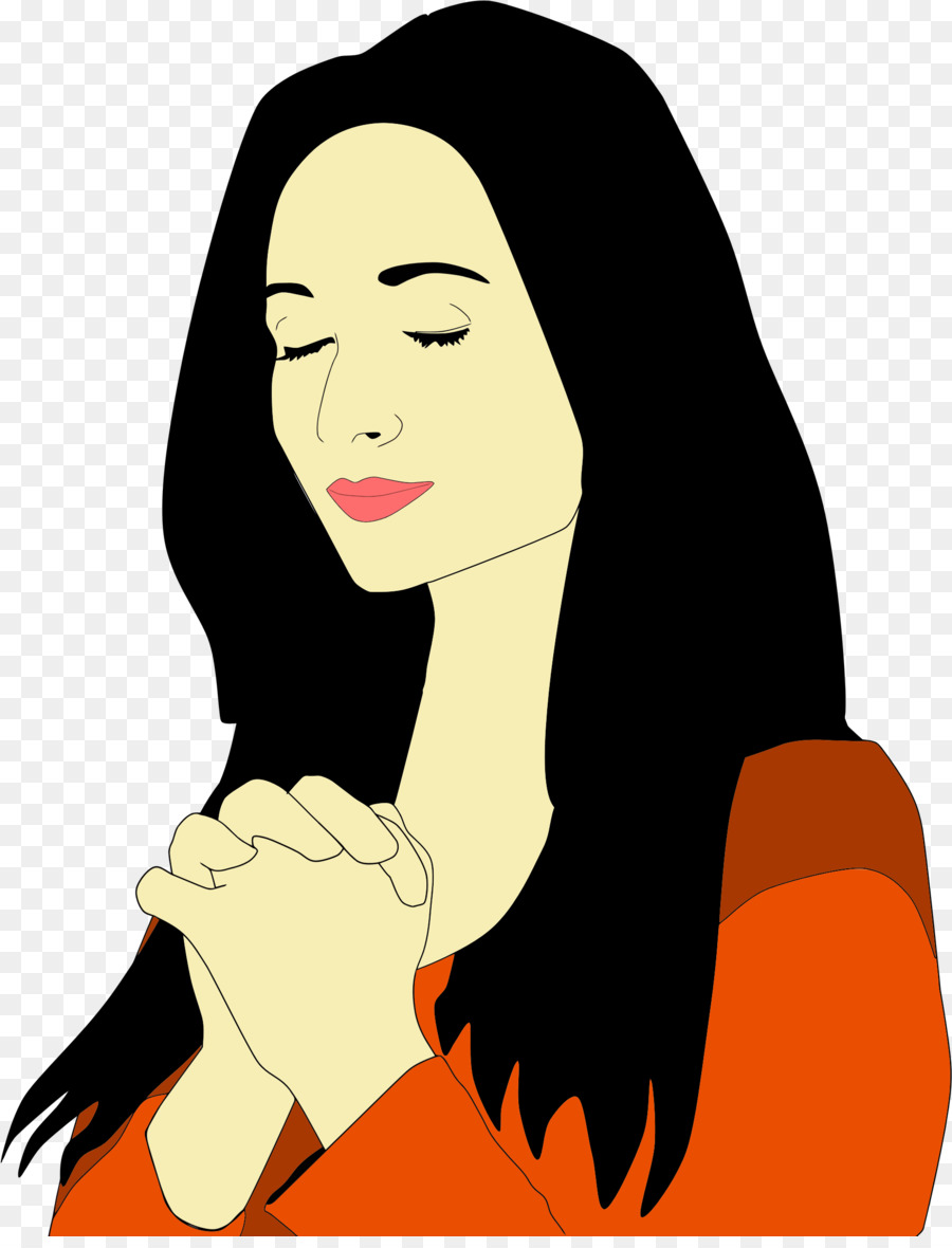 Prayer Woman Religion Clip art - pray png download - 1801*2339 - Free Transparent  png Download.