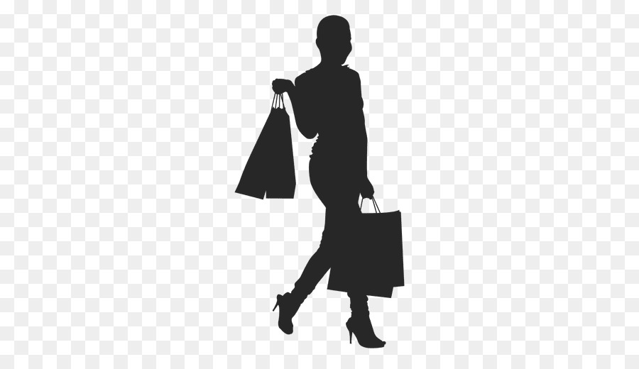 Silhouette Female Woman - shop background png download - 512*512 - Free Transparent  png Download.
