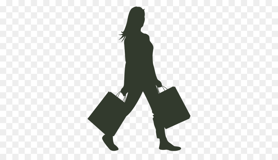 Silhouette Shopping - Silhouette png download - 512*512 - Free Transparent Silhouette png Download.