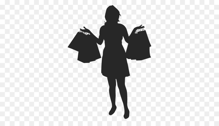 Shopping Bags & Trolleys Silhouette - women bag png download - 512*512 - Free Transparent Shopping png Download.