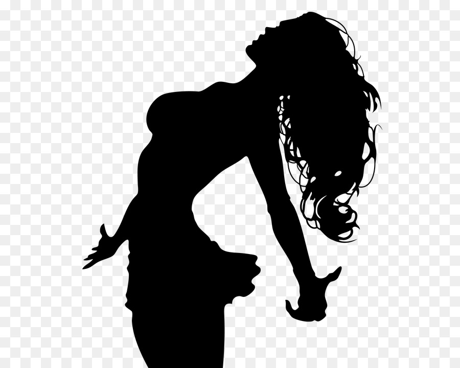 Silhouette Long hair Woman Clip art - Silhouette png download - 720*720 - Free Transparent Silhouette png Download.