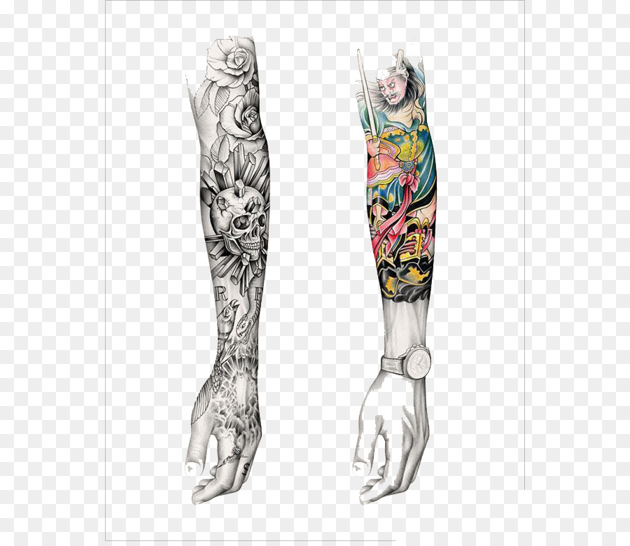 Sleeve tattoo Arm - Tattoo arm png download - 600*773 - Free Transparent Tattoo png Download.