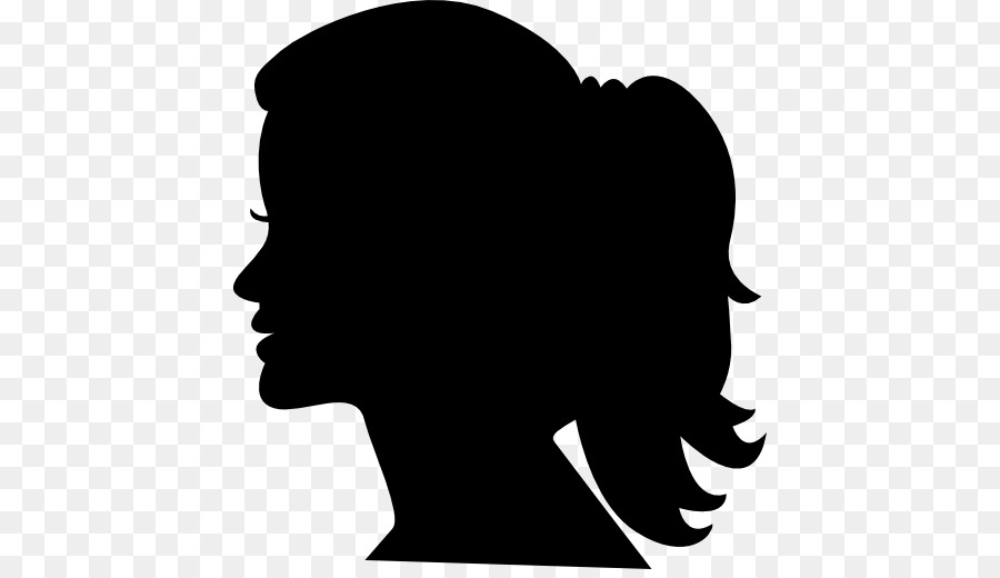 Silhouette Portrait Woman - women hair png download - 512*512 - Free Transparent Silhouette png Download.