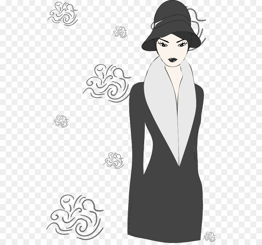 Silhouette Graphic design Icon - 5 women illustration vector material png download - 583*834 - Free Transparent  png Download.