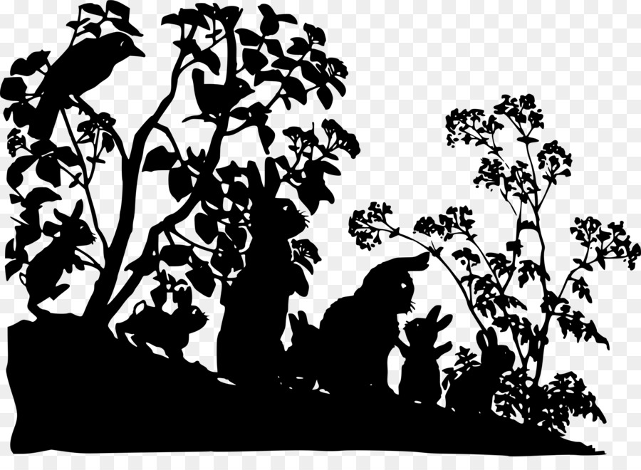 Silhouette Drawing Clip art - animal silhouettes png download - 2400*1710 - Free Transparent  png Download.